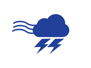 Storm clouds with lightning - just one of the hazards we need to think about